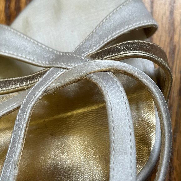 Dolce & Gabbana Beige Slingbacks with Gold Accent, EU 40 - Picture 12 of 16